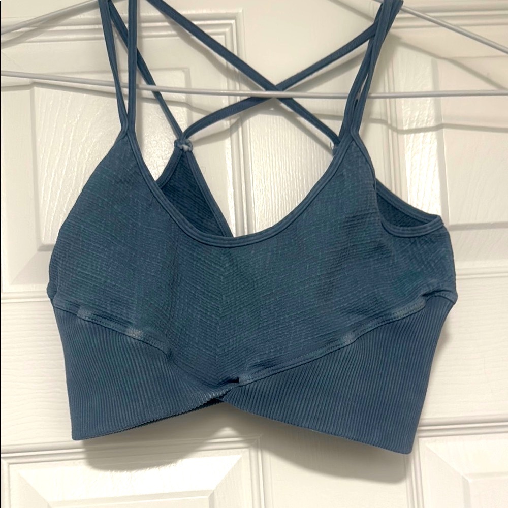 Free People Movement Women's Intimates Strappy Bralette - Blue